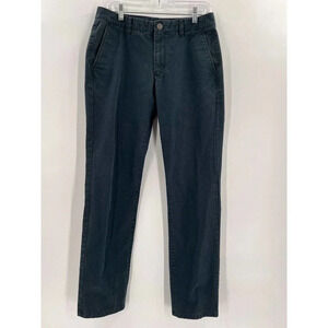 Men Bonobos Slim Fit Dark Green Khaki Pants Size 32 W By 32 L